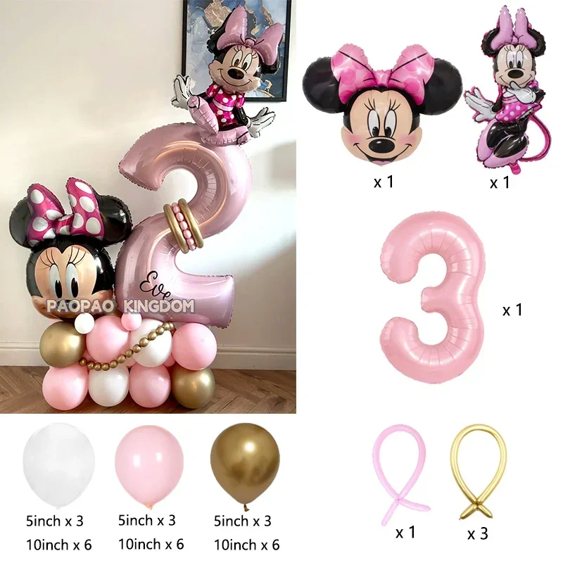 Микки и Минни Маус фольгированные шары MINISO