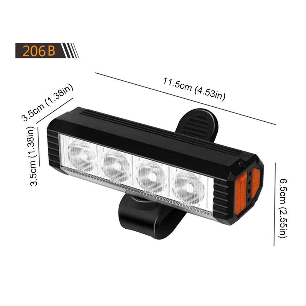 Яркая Передняя подсветка для велосипеда USB-зарядка