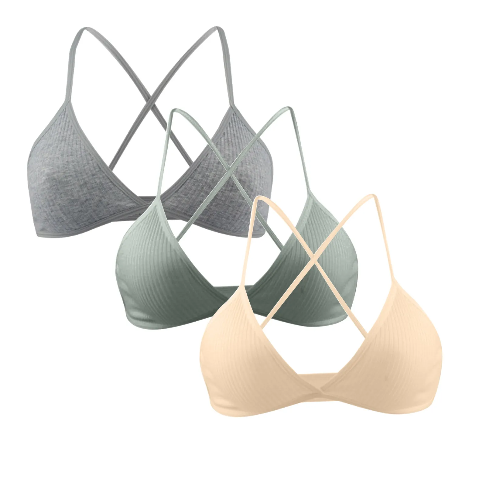 

Push Wireless Sexy Deep Bralette Up 3PC Style Cup Underwear V Bra Women Lingerie Bras