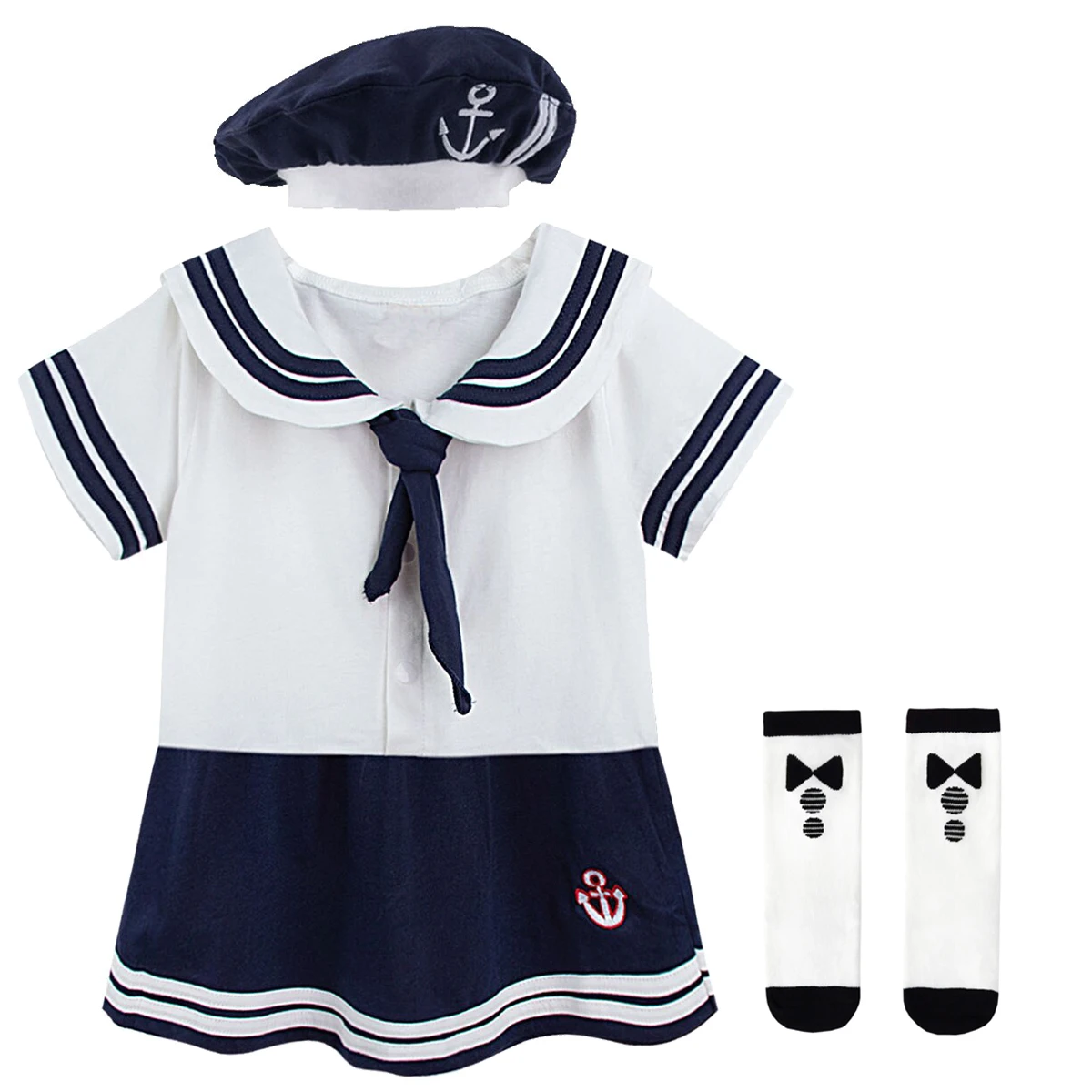 

Костюм Моряка для маленьких девочек; Костюм морского флота на Хэллоуин; Нарядное платье; Костюм морского моряка для малышей; Костюм для косп...