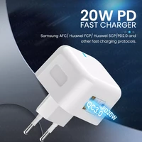 pd 20w usb type c charger for iphone 13 12 11 pro qc3 0 quick charge usb c fast charging travel wall charger power adapter useu
