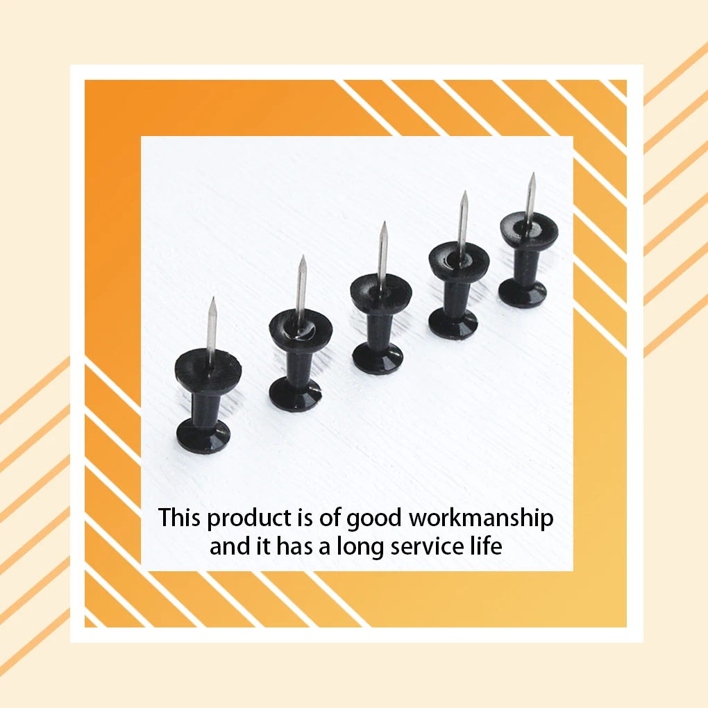 

100pcs Needle Pin Tool Tacks Map Cork Safety Gadgets Tools Work Self-Tapping