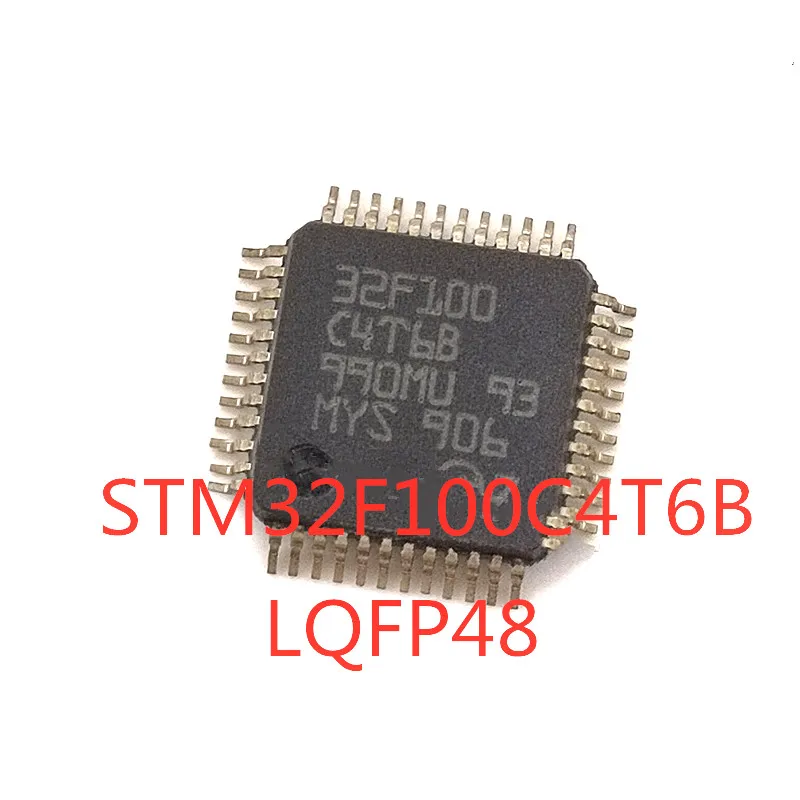 

1PCS/LOT 100% Quality STM32F100C4T6B STM32F100 LQFP-48 SMD microcontroller In Stock New Original