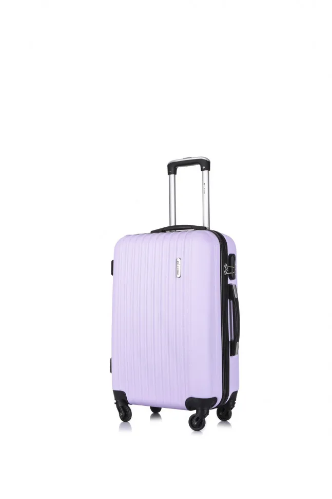 Чемодан средний L’Case Krabi ABS-пластик лиловый 22&quot |
