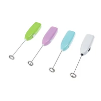 electric milk frother mini milk frother electric egg beater hand shake whisk mixer creative stainless steel kitchen coffee tool