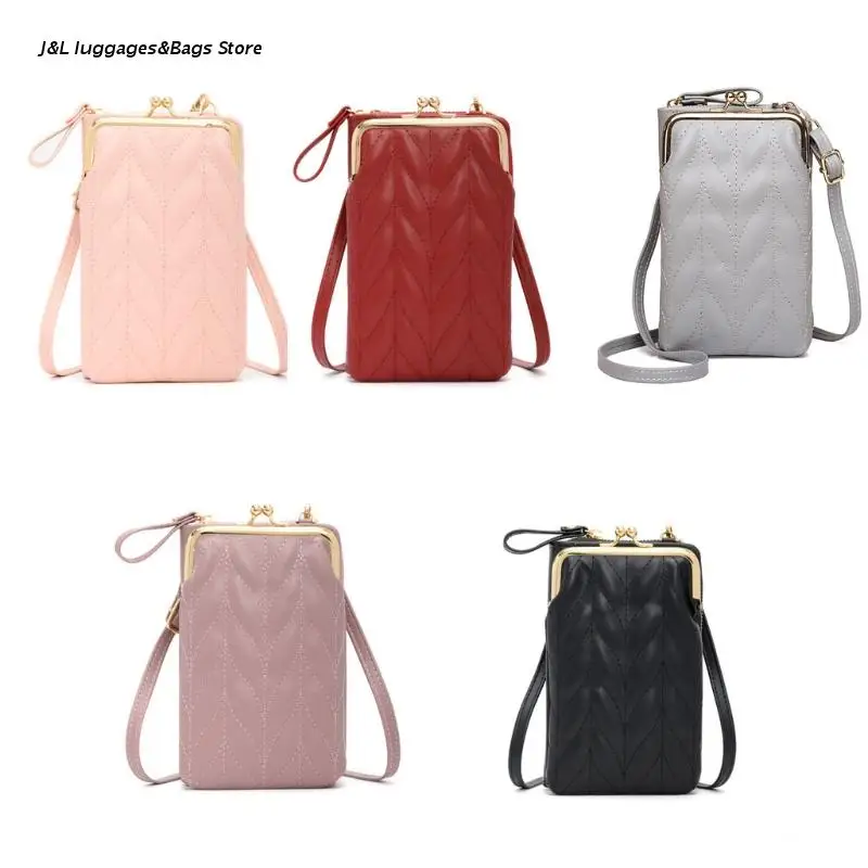 

Women Small Crossbody Phone Bag Faux Leather Purse Card Holder Wallet Handbag
