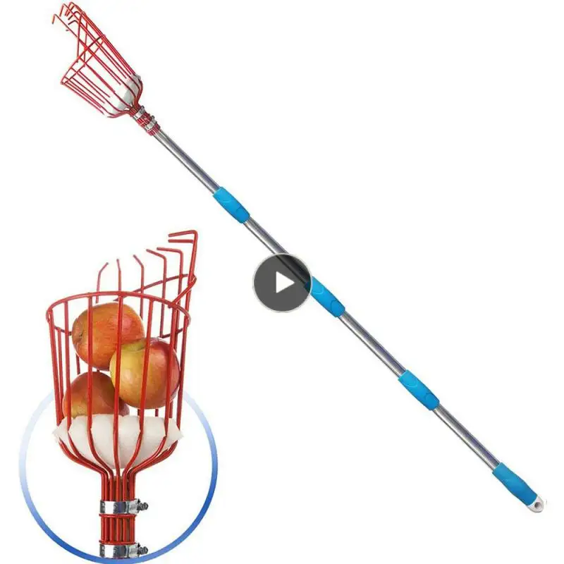 

Picking High Altitude Pole Portable Picking Device Sturdy Fruit Picking Machine Fruit Collector Garden Tools Fruit Picker Steel