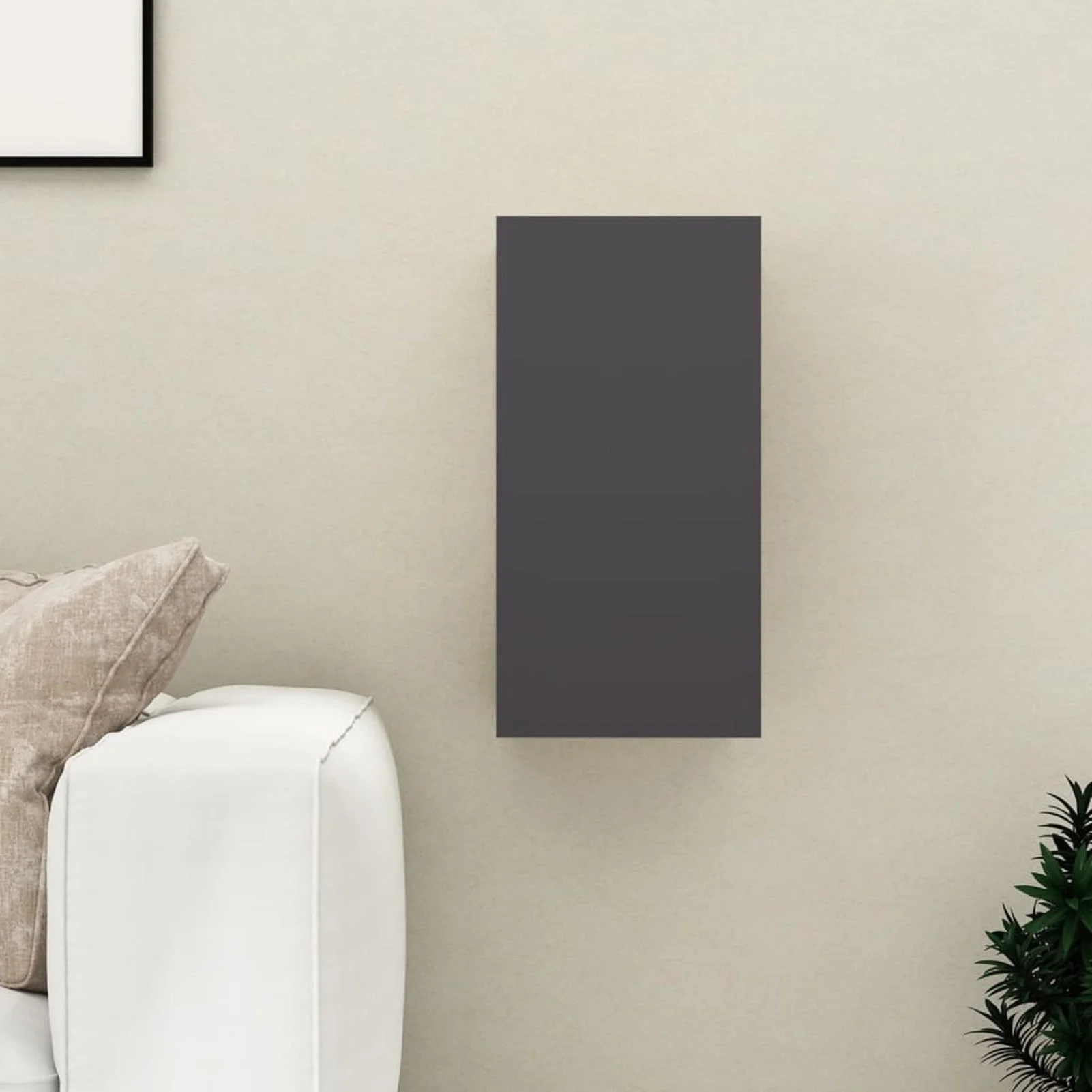 TV Cabinet Gray 12"x11.8"x23.6" Chipboard