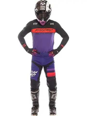 Комплект трикотажа FH Moto MX 2024, комплект снаряжения для мотокросса, комбинированный внедорожный трикотаж и брюки для мотоцикла ATV