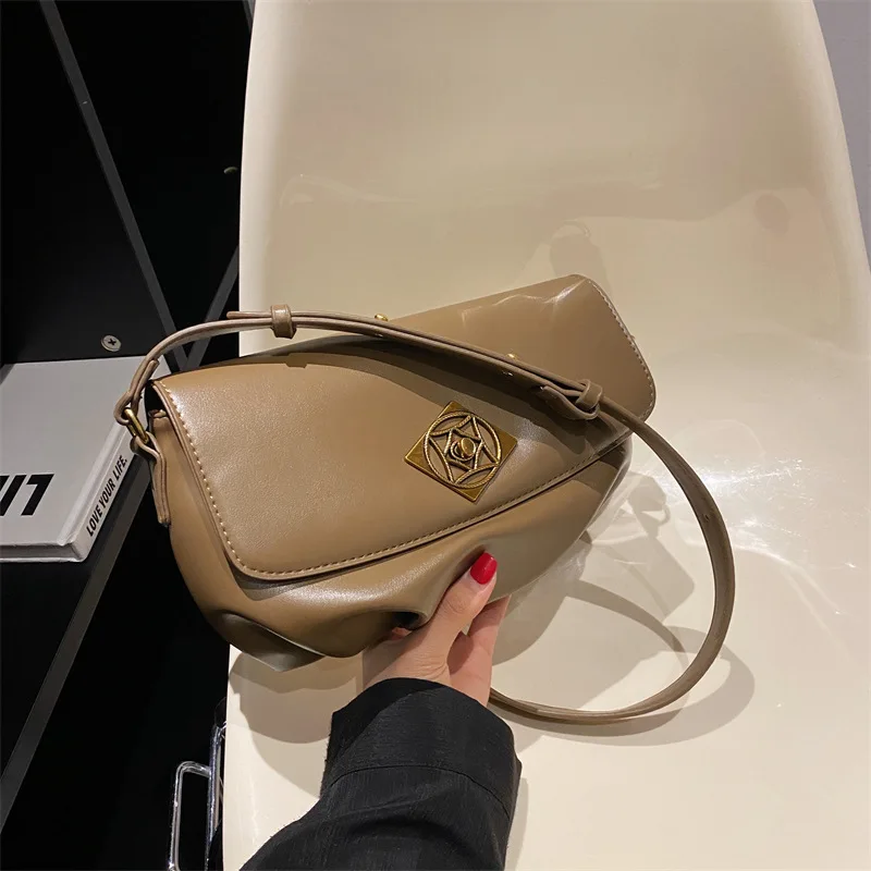 CGCBAG Women Luxury Shoulder Bag 2023 New Designer Handbags High Quality Soft Leather Female Messenger Bag Fashion Small Bags