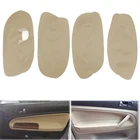 Кожаная накладка на дверной подлокотник из микрофибры RHD, Пылезащитная Накладка для VW Passat B5 1998 - 2002 2003 2004 2005