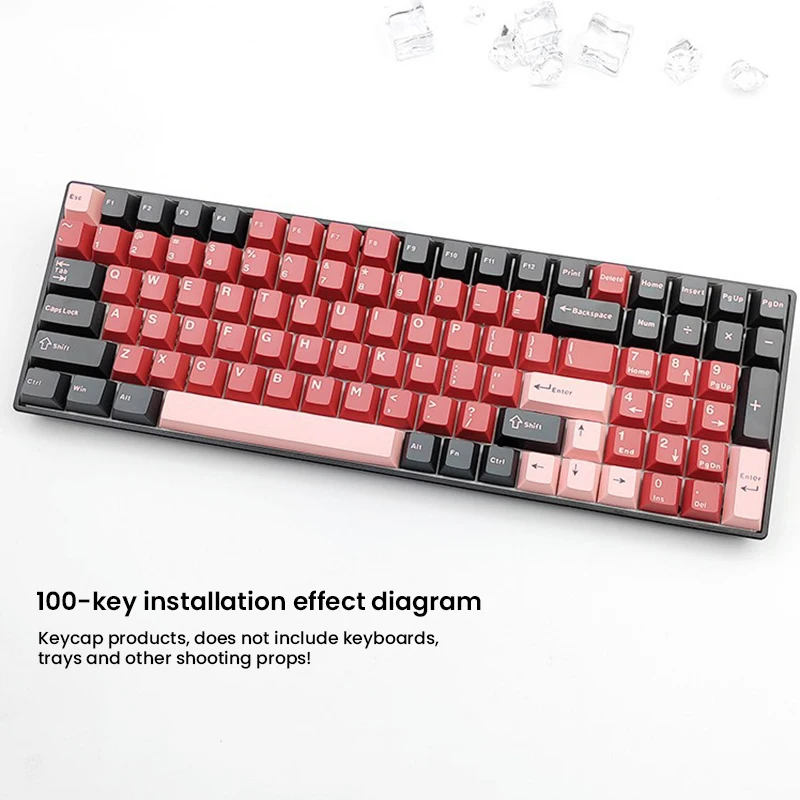 Колпачки Для Клавиш USLION 126 Шт. Механическая Клавиатура Cherry MX PBT Прочные