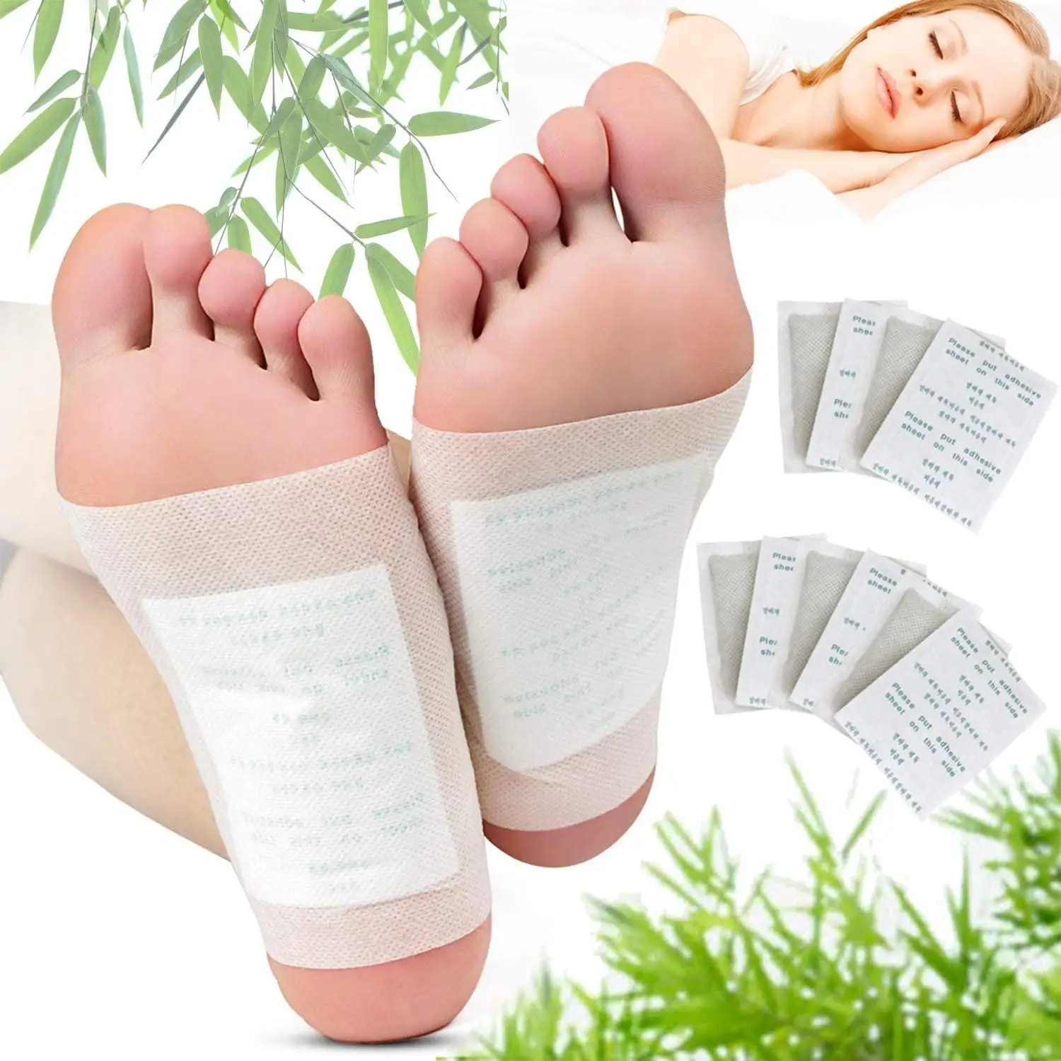 

Detox Foot Patch Pads Relief Foot Pads Adhesive Sheets for Removing Impurities 20/50/100Pcs Relieve Stress Improve Sleep