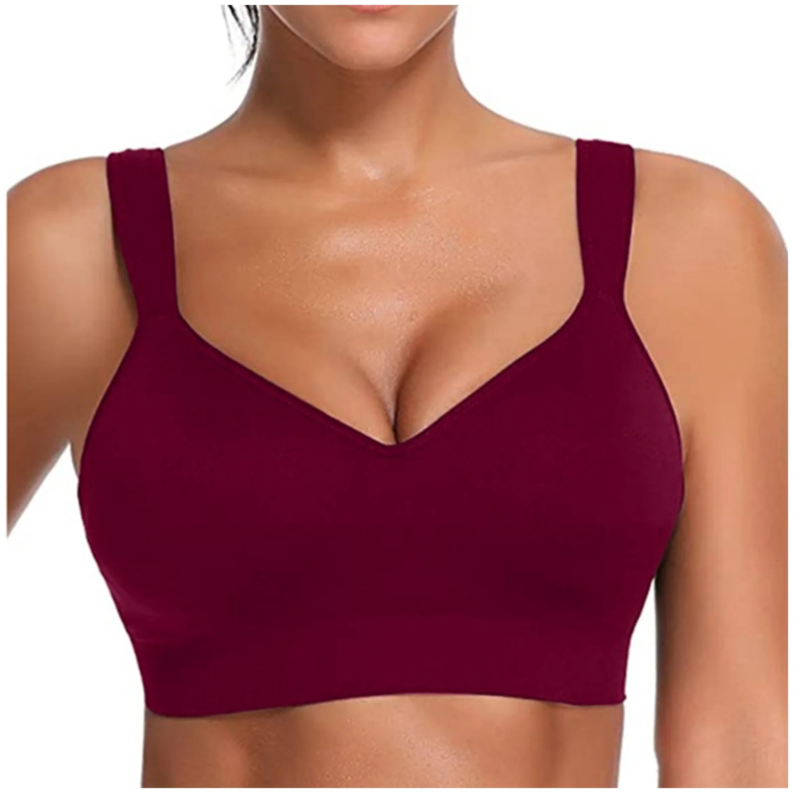 

Женский бюстгальтер, спортивное закрытое нижнее белье без пуговиц, без стальных колец, женские спортивные бюстгальтеры