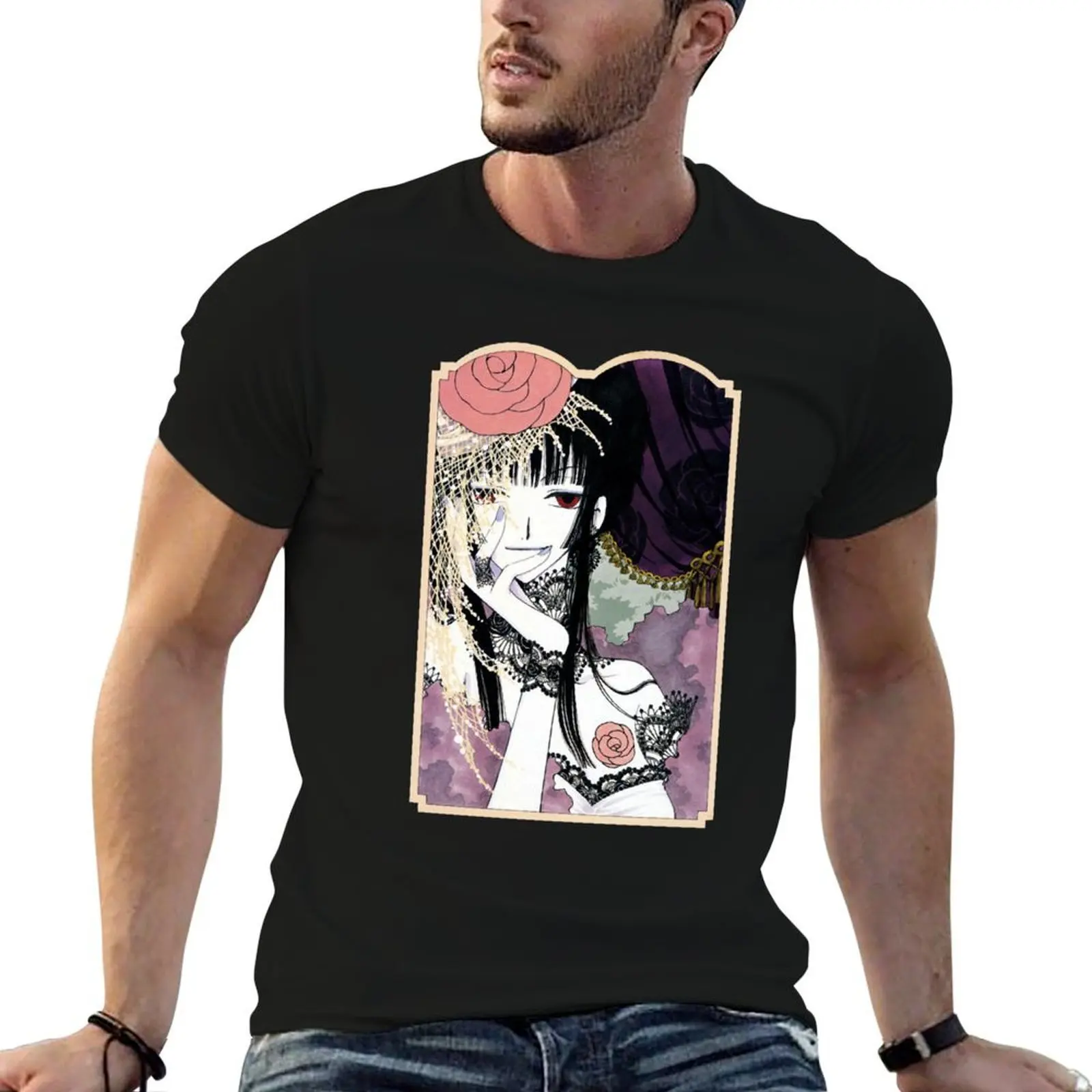 Фото Футболка XXXHolic - Ichihara Yuuko, футболка больших размеров с короткими рукавами №1