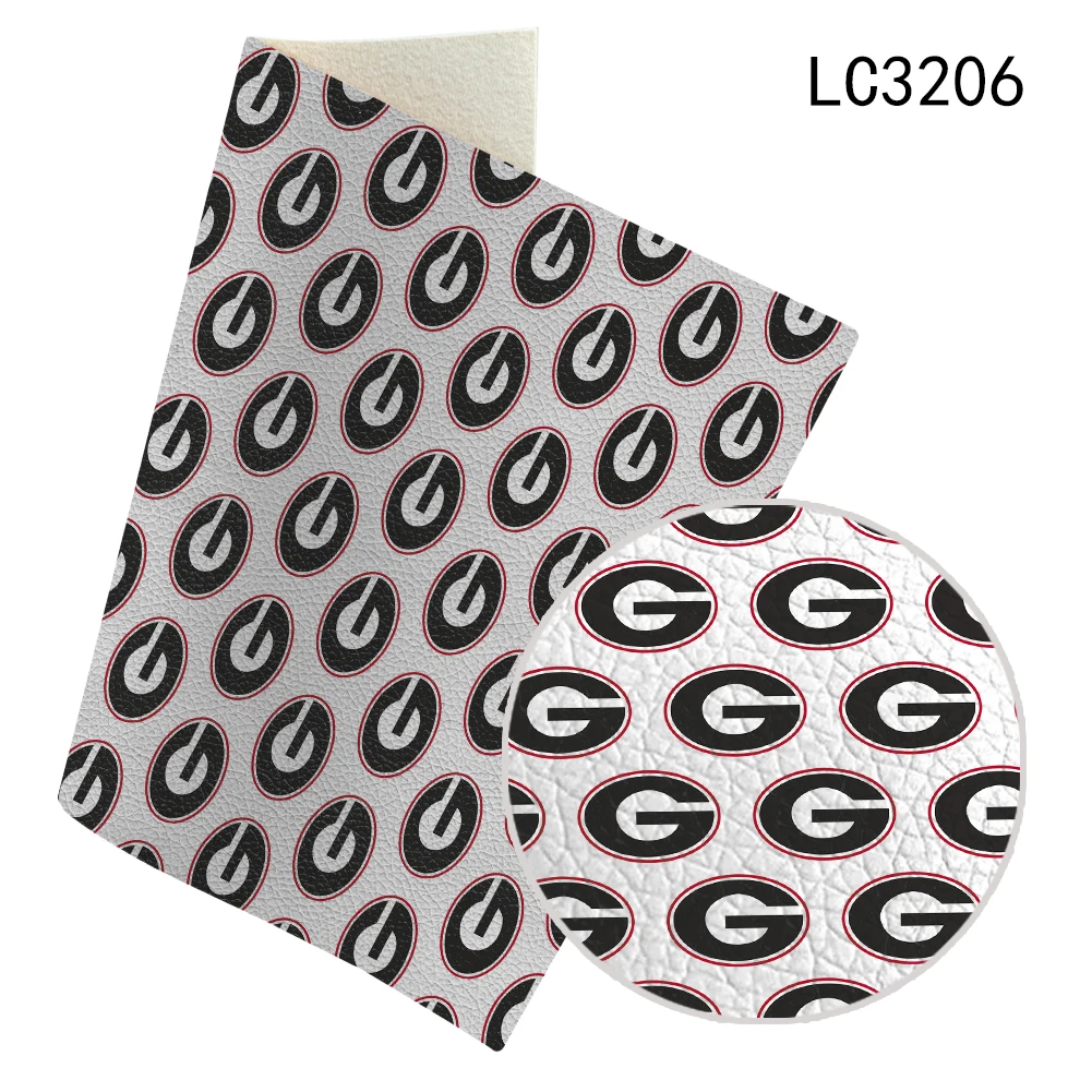 

Unite as One, Group Win Rugby Team Pattern Lychee Pattern Synthetic Leather DIY Earrings Hair Bands 30X136CM
