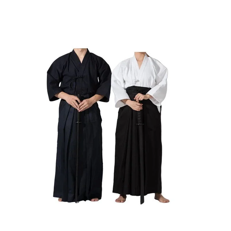Униформа Kendo японская традиционная одежда для мужчин Hakama Gi мужская хлопковая
