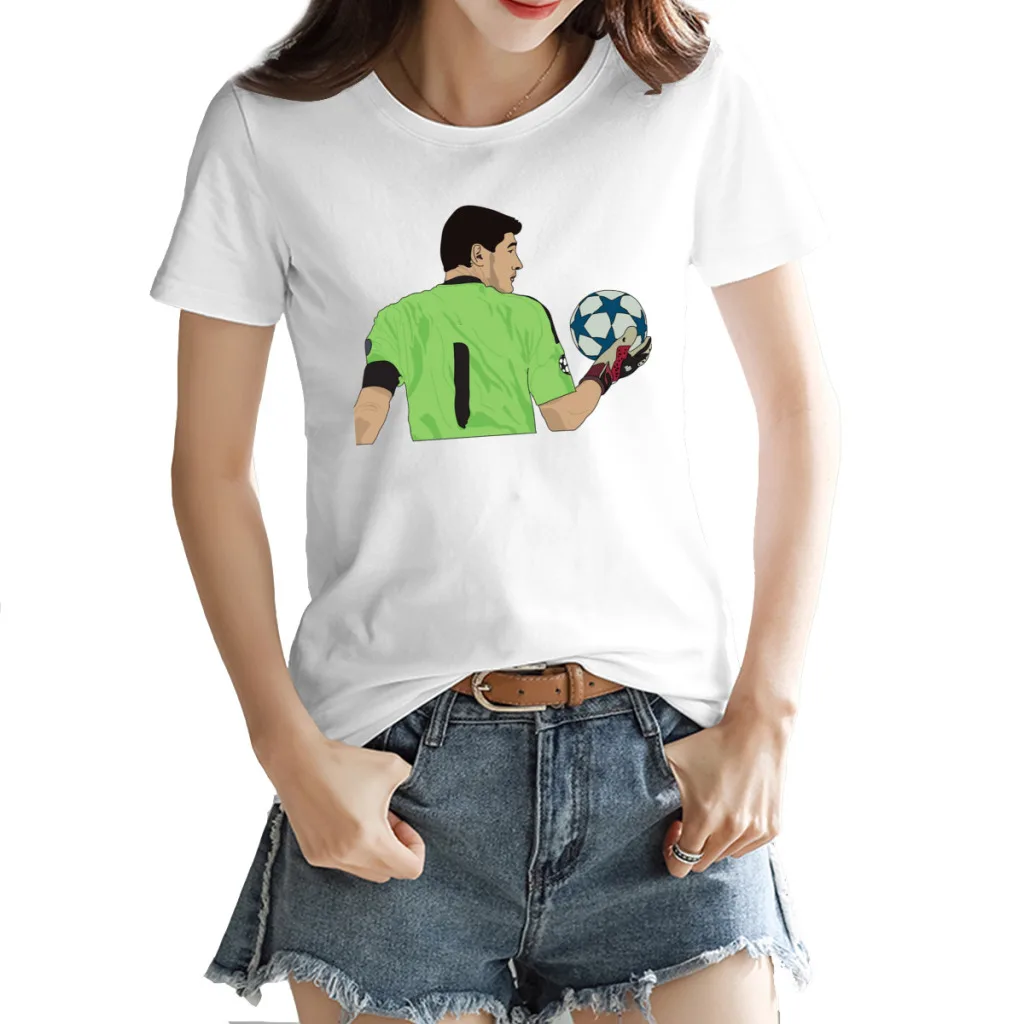 

Spain Ikerss and Casillass Campaign Championship Women's T-shirt Football Gift Activity Competition Top Quality T-shirts