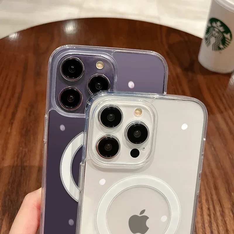 Магнитный чехол для iPhone 16 15 14 13 12 Mini 11 Pro XS Max XR X 8 Plus SE 2 3