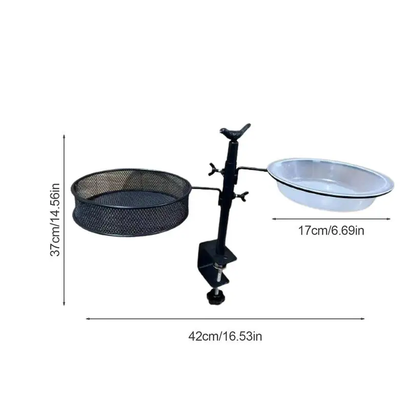 Кормушка для птиц с сетчатой подставкой на 360 градусов