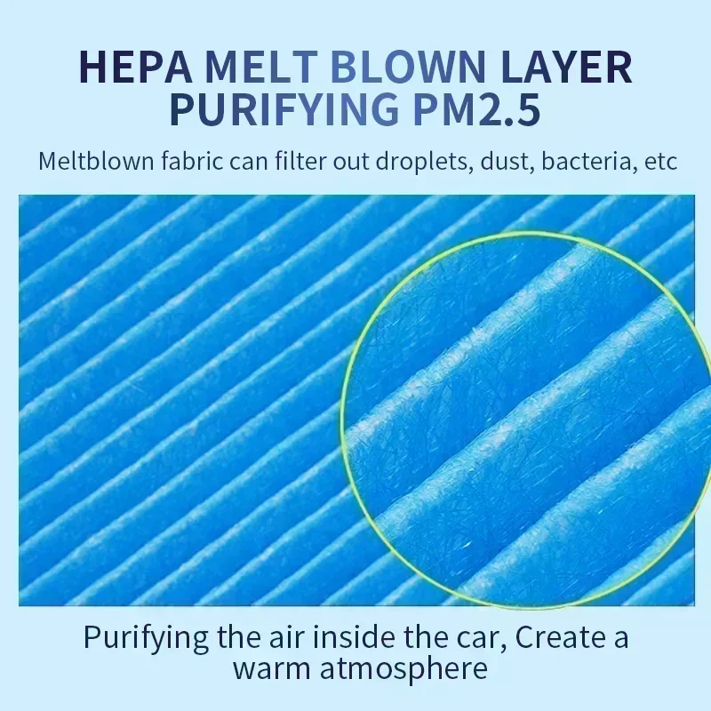 Автомобильный воздушный салонный фильтр HEPA для Honda Accord 10-го поколения 2018-2022 CV1 2021