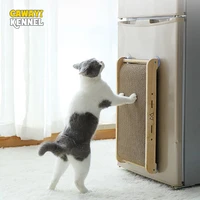 cawaii kennel pet cat paper scraperboard scratching post for cat solid wood grinding claw board anti scratch cats toy scratchers