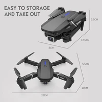 new arrival boxed e88 drone 4k hd daul camera with wifi portable foldable remote control drones rc quadcopter camera dron toys