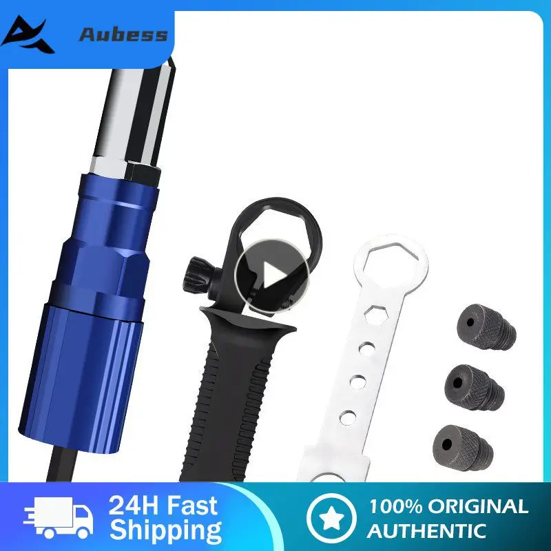 

2.4-4.8mm Rivet Nut Gun Drill Adapter Cordless Riveting Tool Insert Nut Pull Rivet Tool Adaptor Insert Cordless Power Drill Tool