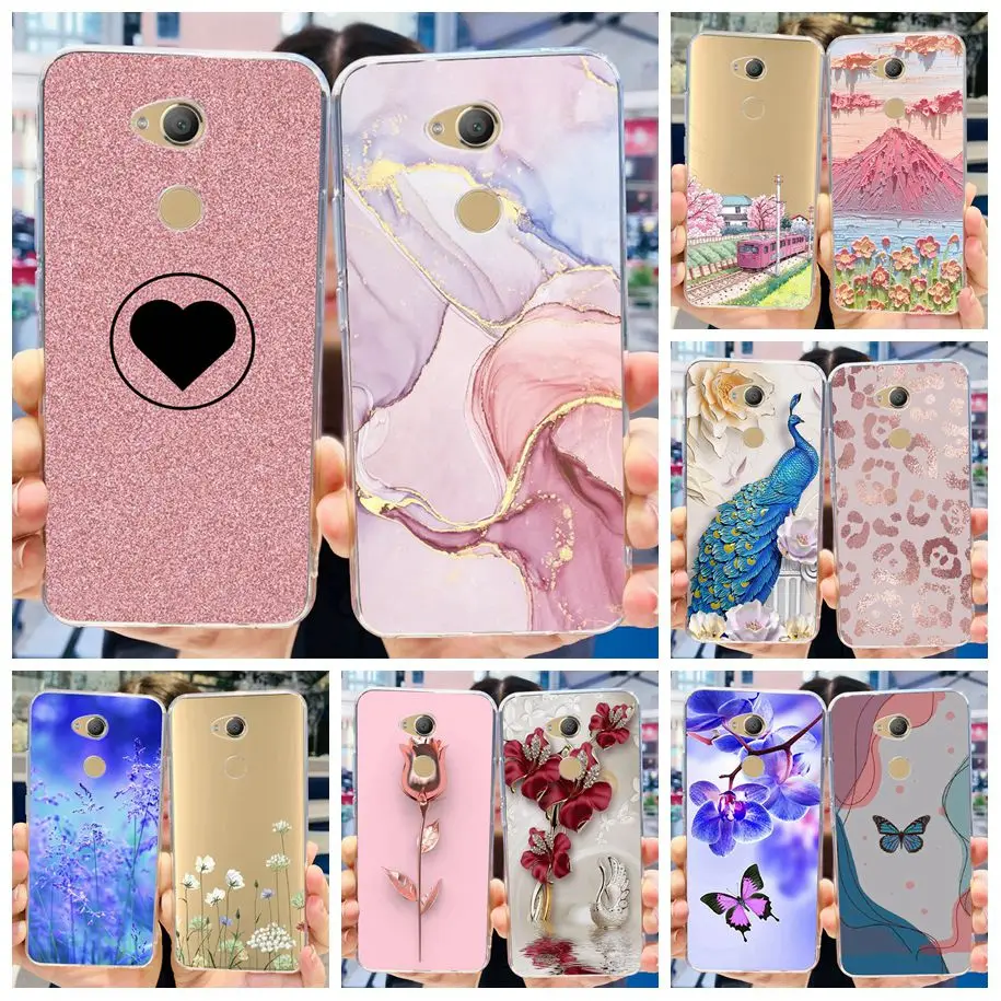 Чехол для Sony Xperia XA2 Ultra чехол телефона H3213 H3223 модный мраморный прозрачный