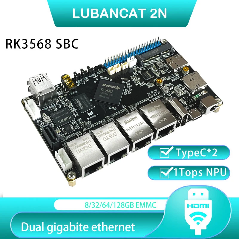 

Tribute Raspberry PI Lubancat-2N Arm SBC Single Board Computer RK3568 Rockchip Develop Board Arm lvds android linux motherboard