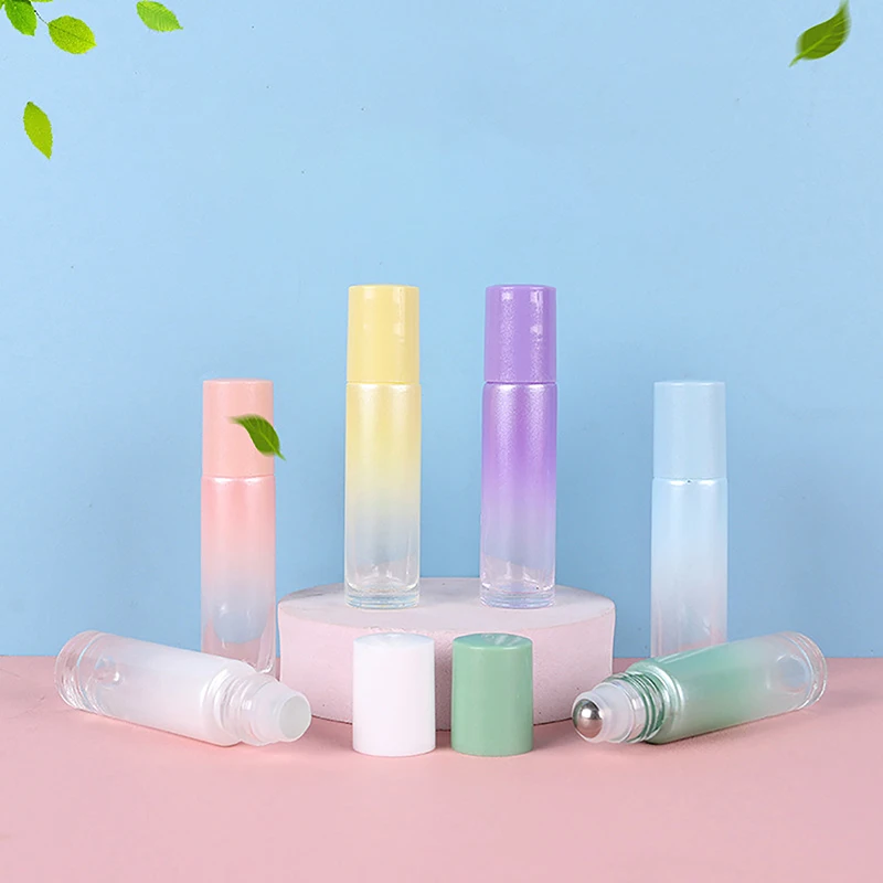 

10ml Empty Perfume Roller Ball Bottle On Liquids Oil Container Refillable Bottles Portable Mini Storage Bottle