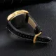 Mens Watches Top Brand Luxury Gift for Boyfriend Oulm Watch Men Leather Band Big Quratz Wristwatch Compass Relogio Masculino Other Image