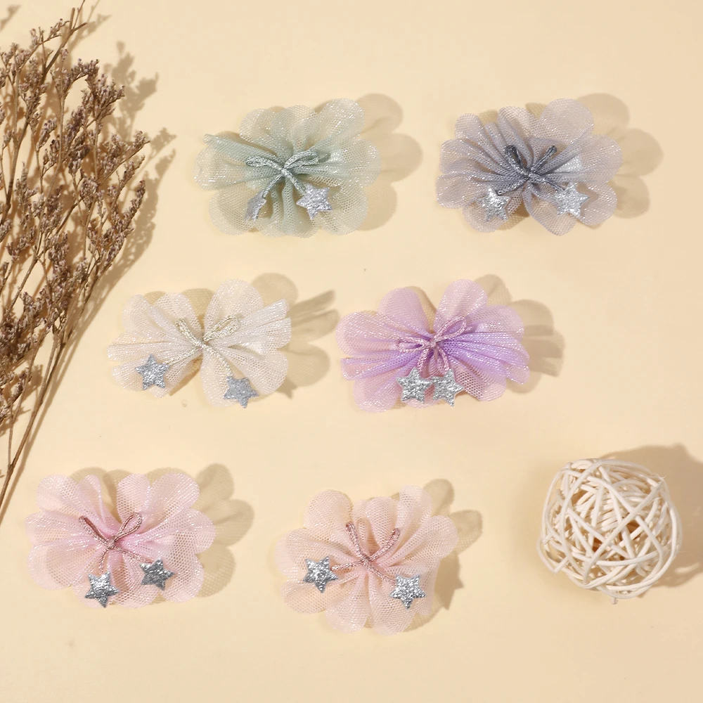 Заколки для волос в стиле принцессы девочек аксессуары с полностью подкладкой из