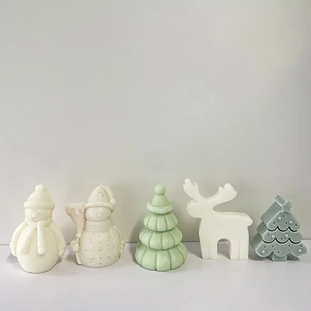 

DIY Christmas Tree Resin Santa Wax Mould Candle Mould Christmas Soap Molds