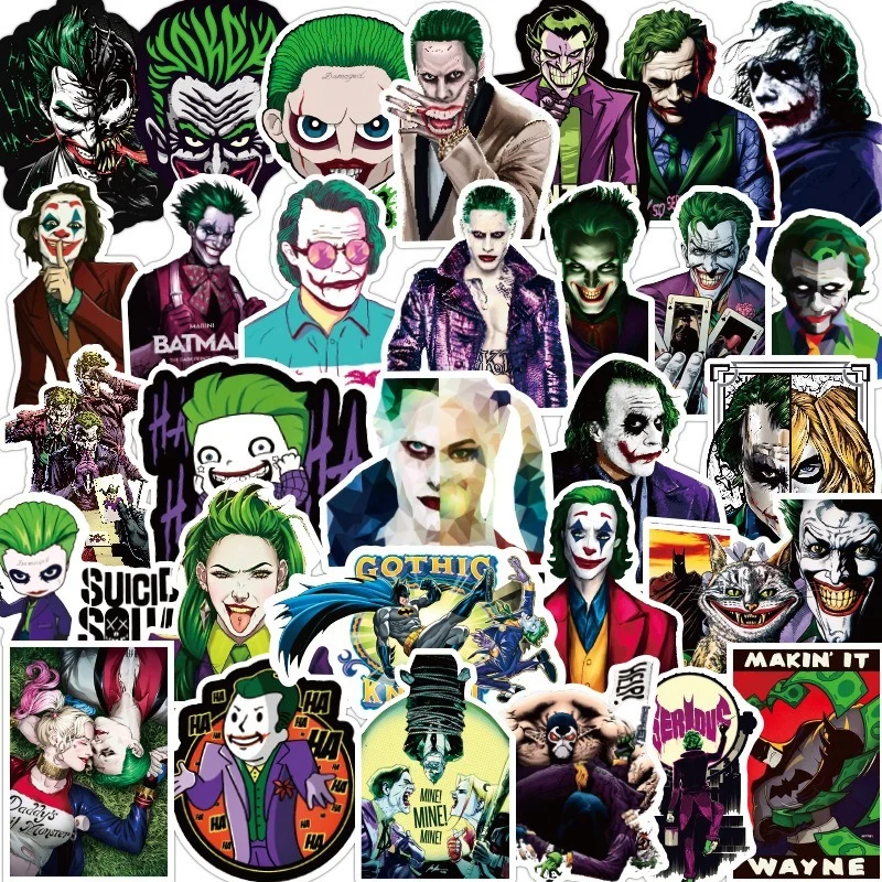 

10/50/100 шт., граффити для американского ТВ-шоу, клоун, для Ipad, гитары, телефона, ноутбука, холодильника, багажа, скейтборда, автомобиля