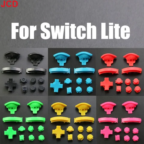 JCD 1 комплект полных кнопок для игровой консоли Switch Lite NS Lite, крестовая клавиша, кнопка «Домой» ZL ZR L R, кнопки ABXY D Pad, кнопки