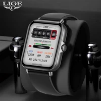 lige 2022 new bluetooth calling smart watch men full touch screen sports fitness watch ip67 waterproof bluetooth for android ios