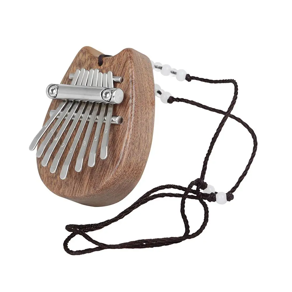 

8-Key Mini Kalimba Finger Piano Exquisite Beginners Thumb Piano Octave Small Musical Instrument Keyboard