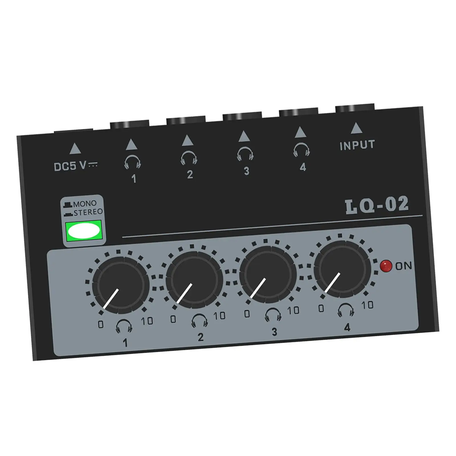 

4-канальный линейный миксер компактный портативный мини аудио миксер моно стерео регулировка для sub смешивания клавиатуры гитары микрофоны бары