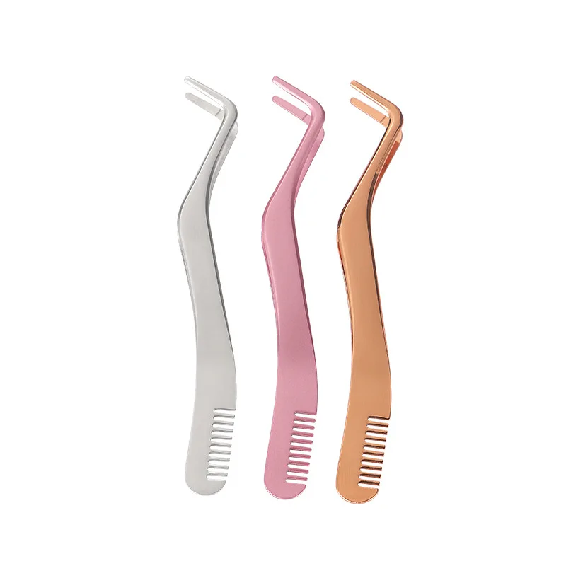 

1 Pack Eyelash Tweezers Eyelash Applicator Extension Supplies Makeup Tools Portable Eyelash Tweezers Eyelash Extension Tweezers
