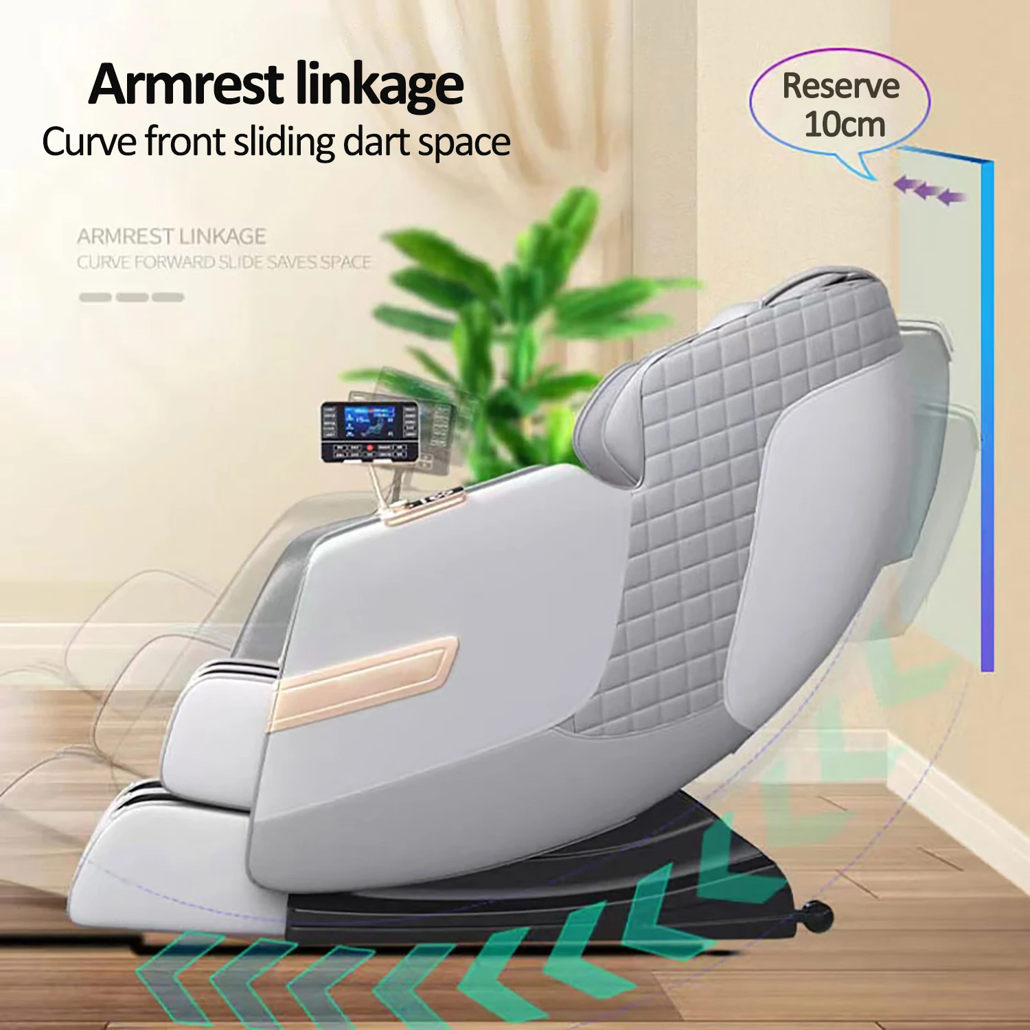 3-летняя гарантия массажное кресло для всего тела 4D с нулевой гравитацией и Bluetooth