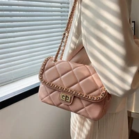 quilted crossbody bags for women luxury designer pink purses and handbags 2022 trends women leather handbags chain shoulder bag