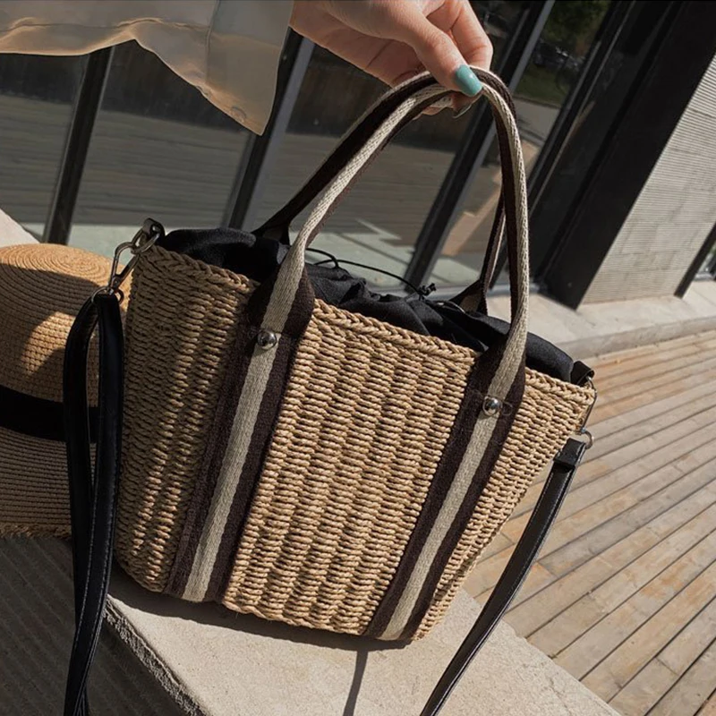 Женская плетеная сумка ручной работы