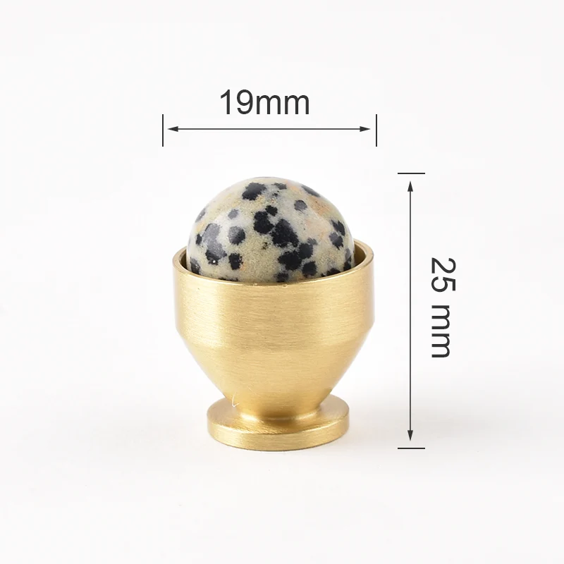 

Ручки для ящиков Tenchtwo из латуни с агатом