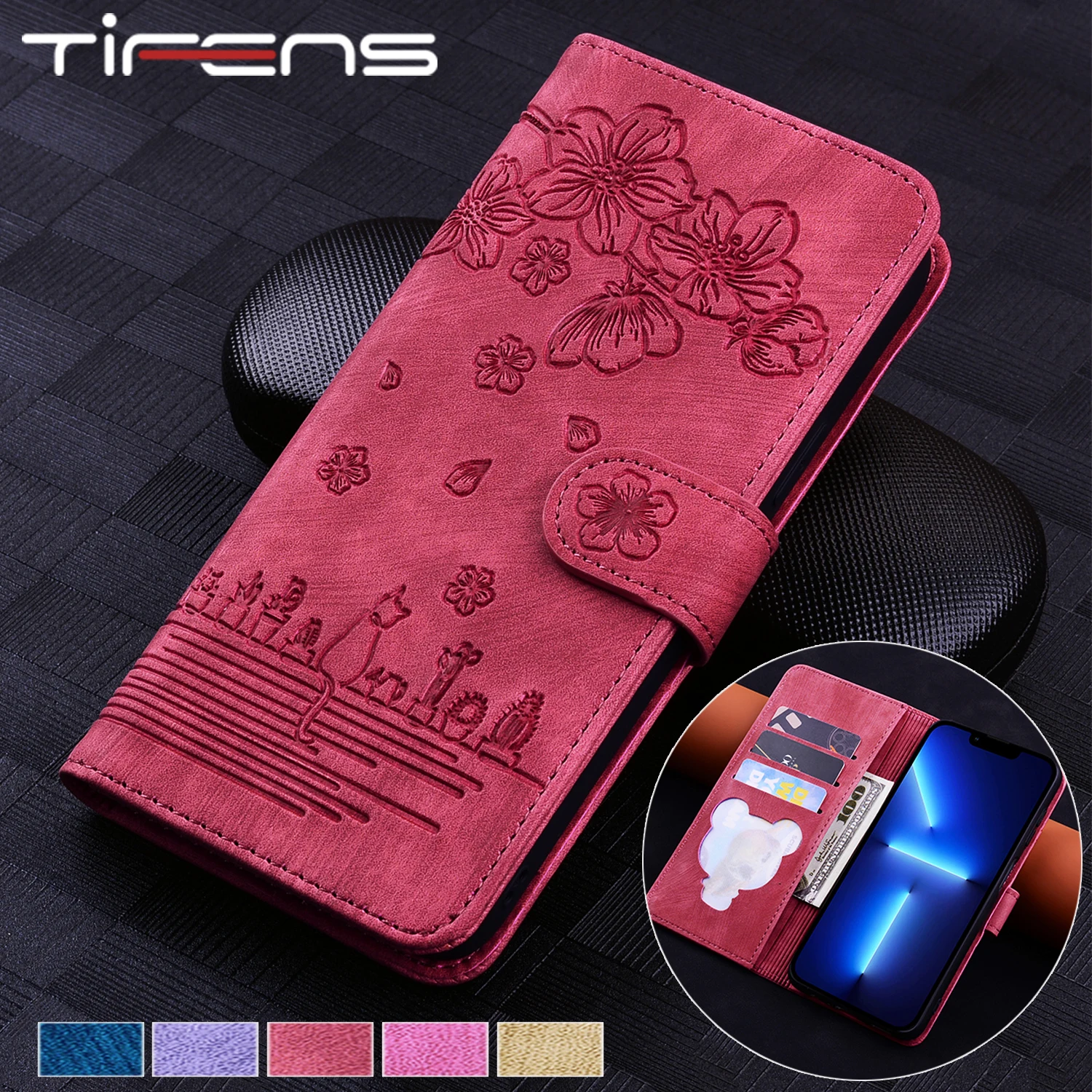 

Leather Flip Phone Case For Samsung Galaxy A52 A53 A33 A13 A03S A42 A32 A22 A12 A71 A51 Wallet Card Slots Magnetic Cartoon Cover