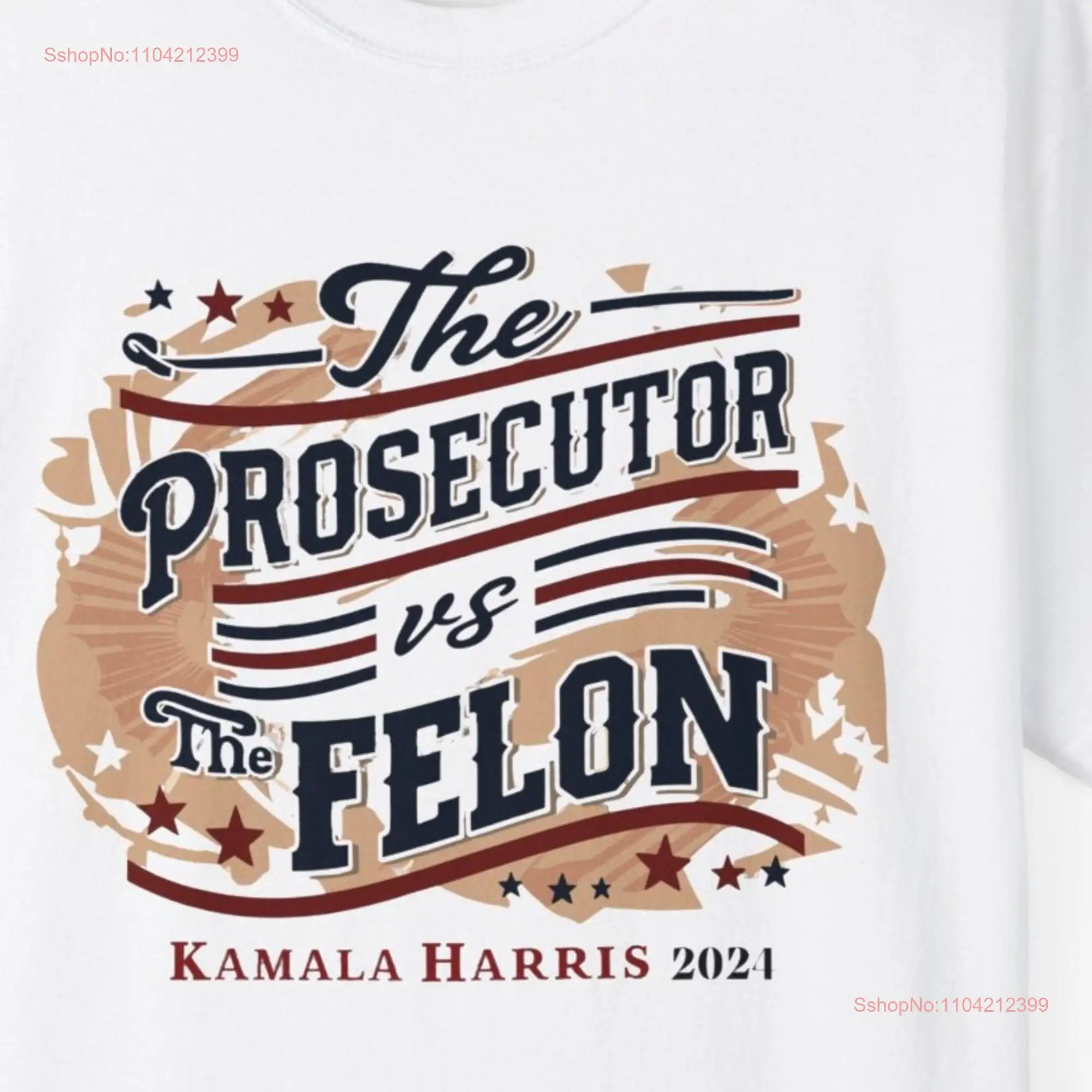 Футболка The Prosecutor vs Felon Kamala Harris Election Comfort Colors Democrat Pro с длинными или короткими