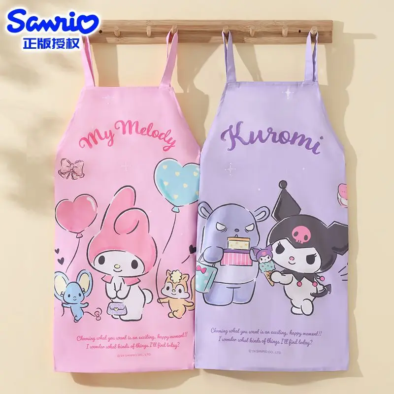 Новый аниме периферийный фартук Sanrio Kurome My Melody инновационная модная кухня милый