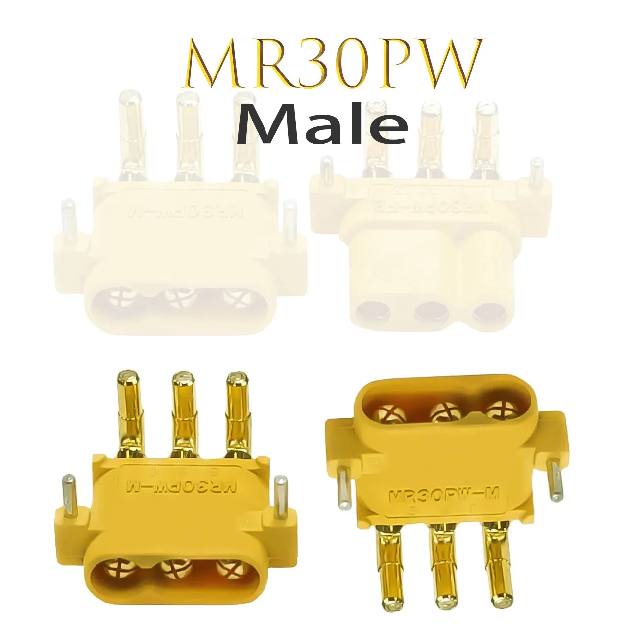 Amass Mr30pw Улучшенные Шунтирующие Разъемы Упаковка 10/30/50 Для Lipo Аккумулятора Esc Пульт