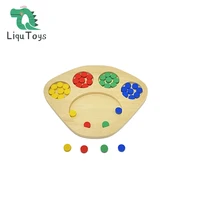 liqu montessori toys wooden color recognition material toys for kids children birthday gift