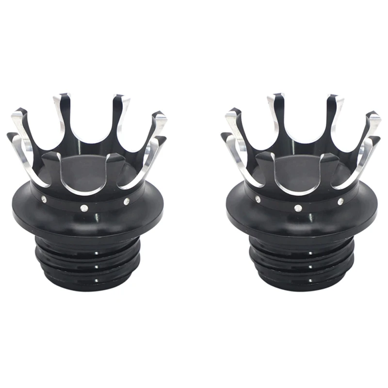 

Чехол для топливного бака 2X King Crown, черный, для Sportster Softail